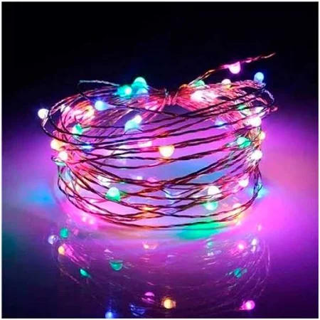 Fios de Fadas LED Luzes Coloridas Pilha / 30 LEDs - 3 Metros