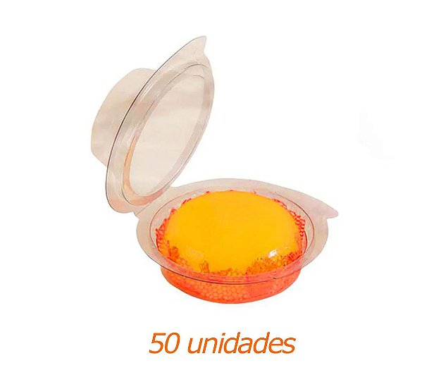 Pote Transparente com Tampa / Embalagem para Doces 40ML - 50 unidades