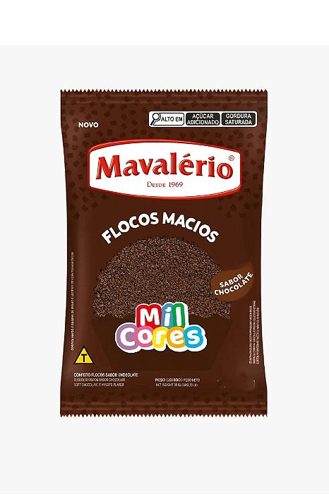 Flocos Macio Sabor Chocolate Mil Cores 500 G – Mavalério