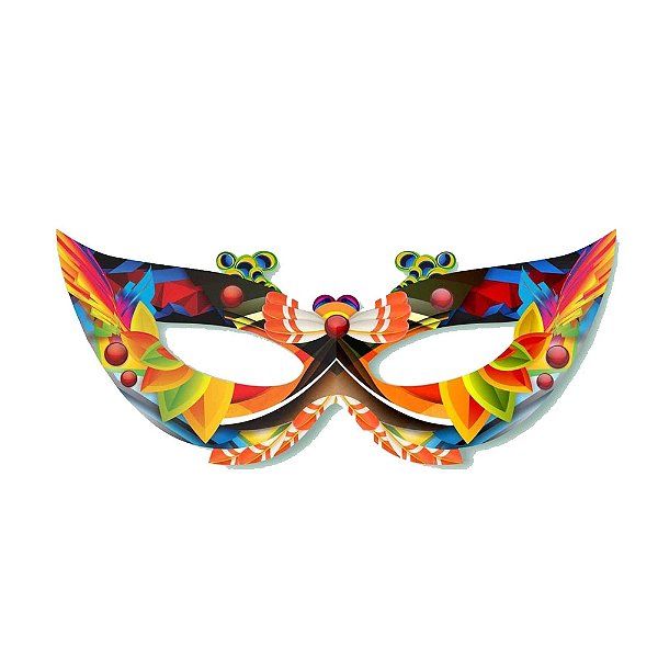 Painel de Carnaval - Máscara Grande - 130x56cm (Montado)
