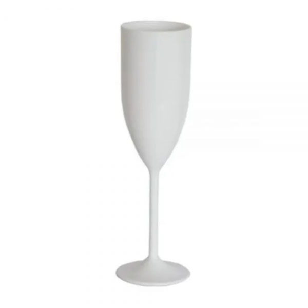 Taça Champagne Branca 180ml