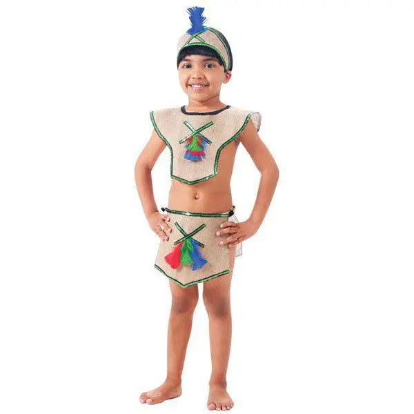 Fantasia Índio Basic Infantil - Tamanho G
