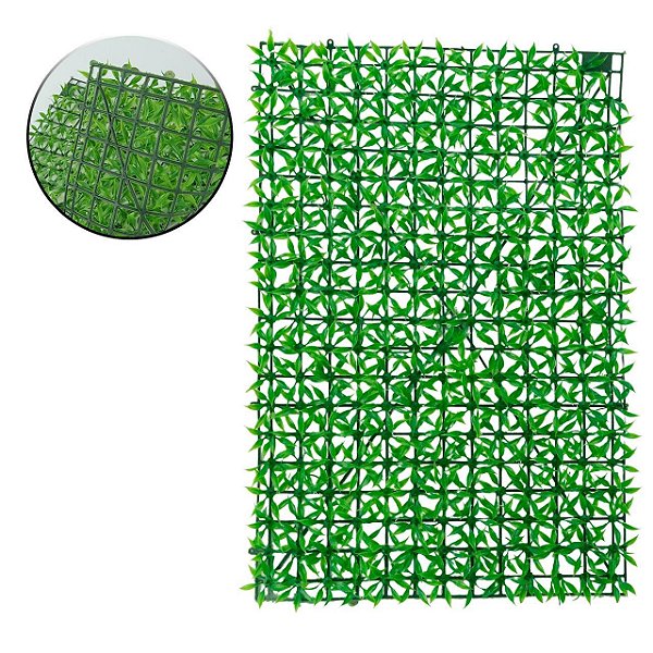 Painel Jardim Vertical Artificial Sintético - 40x60cm