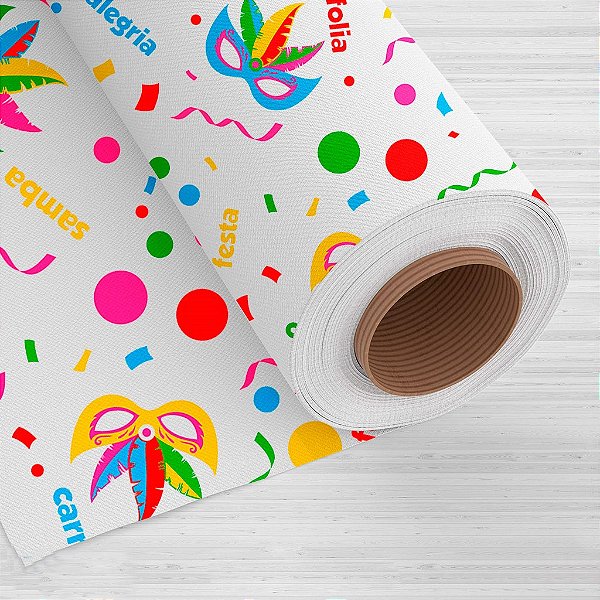 Tnt Estampado Carnaval Folia 1,00 X 1,40m