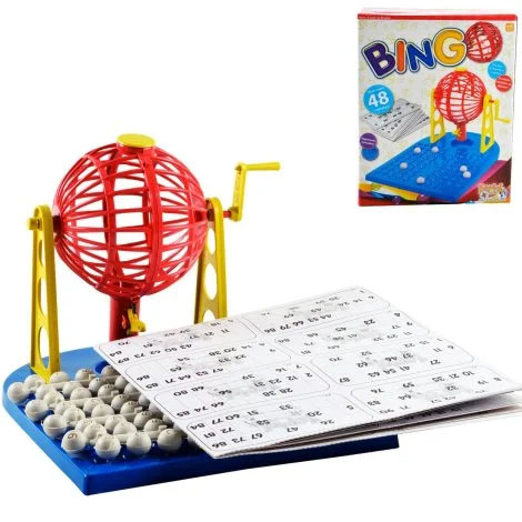 Bingo com 48 Cartelas e Dispenser de Bolinhas
