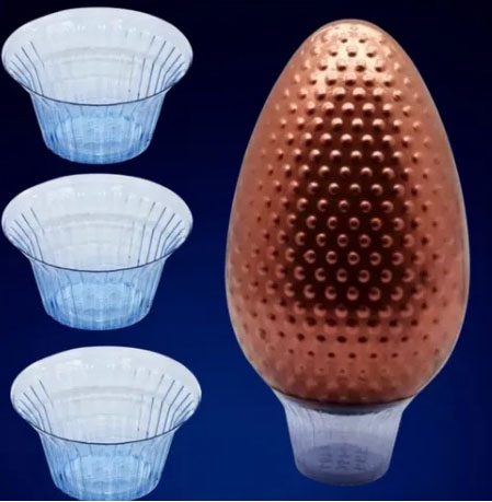 Suporte para Ovos de Páscoa (350 a 500g) - 10 Unidades