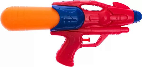 Lança Água Robo Vermelha De Brinquedo Infantil