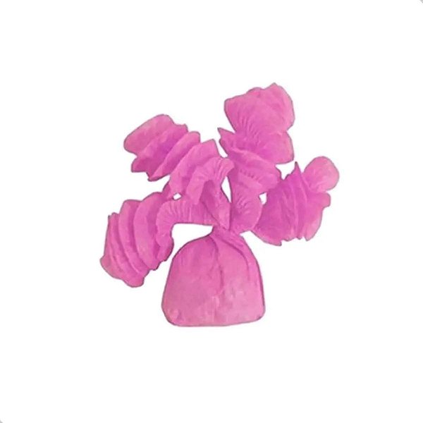 Papel de Bala Rococó Rosa 8cm x 35 cm - 40 unidades