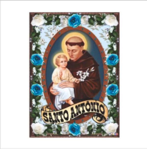 Painel Cartonado Para Decoração De Festa Junina Santo Antônio - 64x47 cm