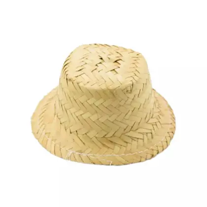 Chapéu De Palha Boneca Festa Junina - 12x6cm - 1 Unidade
