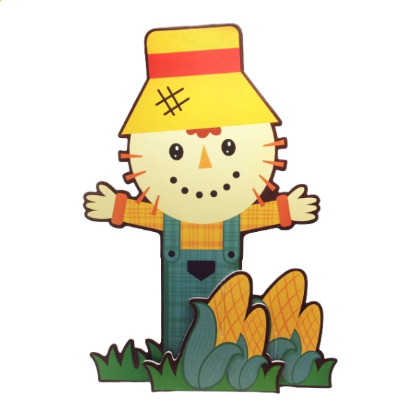 Totem Decorativo Espantalho Caipira Festa Junina - 50x38cm