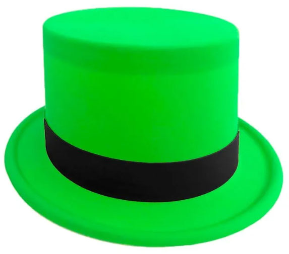 Cartola de Plástico Verde