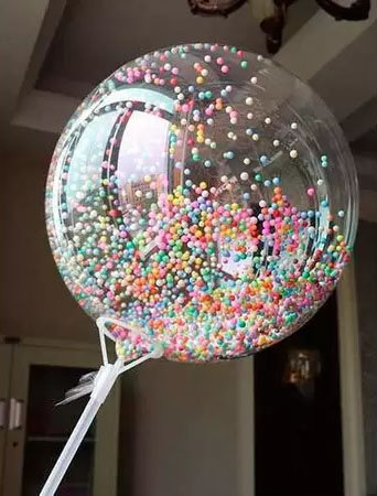 Mini Bolinhas de Isopor para Balão