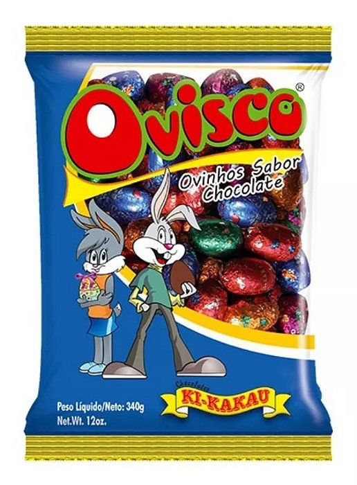 Ovinhos de Chocolate Ovisco 340 gramas - Ki-Kakau