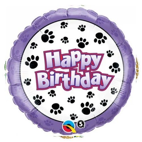 Balão Metalizado Happy Birthday- 46cm - Flutua Com Gás Hélio