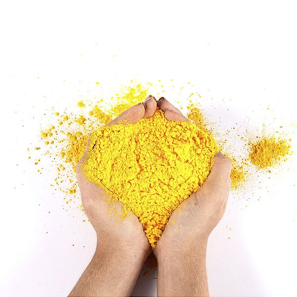 Pó Colorido para Festas - Amarelo - 50g