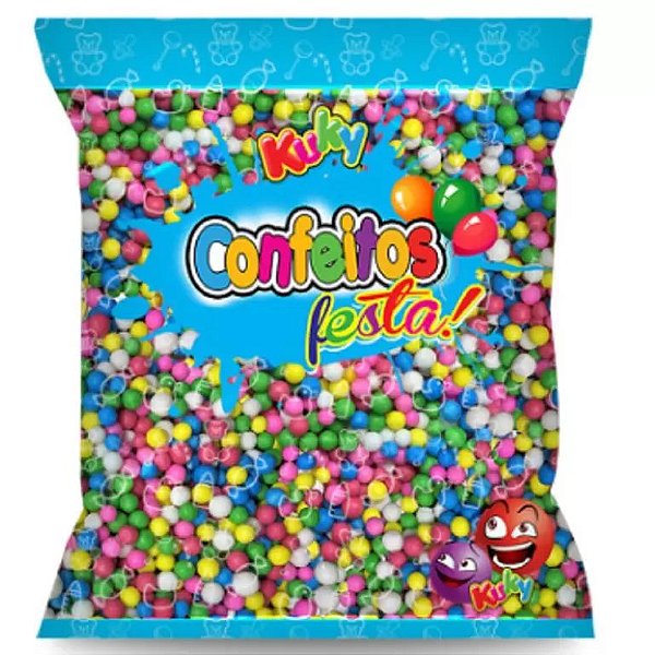 Bolinhas De Açucar Confeito Festa - Sabores Sortidos - 500g