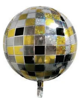 Balão Metalizado Globo Celebrate 22 Polegadas 3D  - Flutua Com Gás Hélio - Tamanho: 56 centímetros