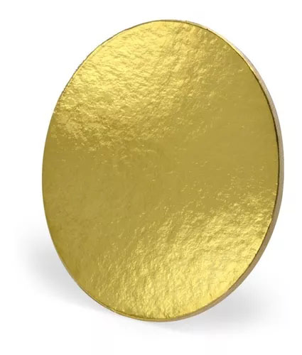 Base Laminada - Disco P/ Bolo Ouro - 33cm