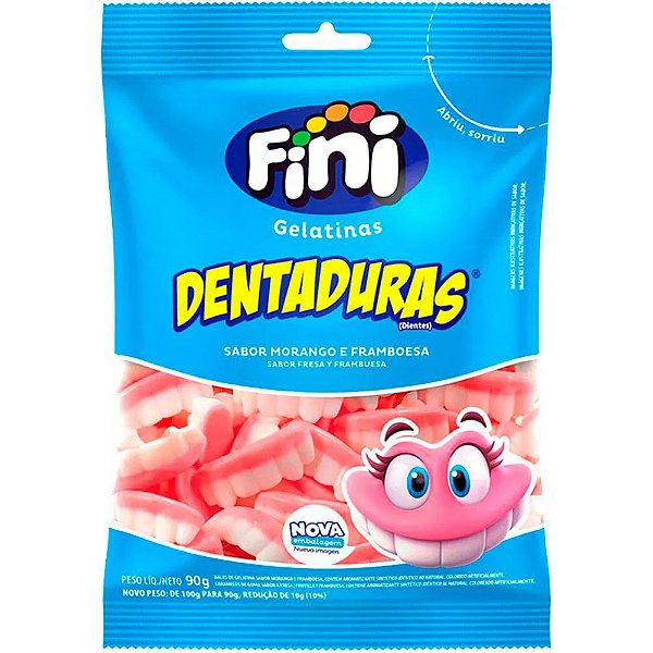 Bala Gelatina Dentaduras 90g Fini