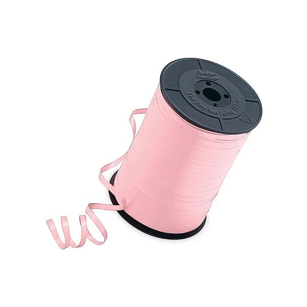 Fitilho Metalizado Rosa - 228 metros