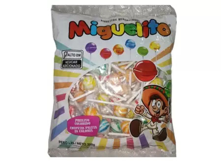 Pirulitos Redondinhos Sabor Frutas Sortidos - Pacote C/50 Unidades - 300g