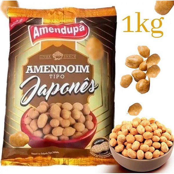 Amendoim Japonês Salgado Amendupã 1,010kg