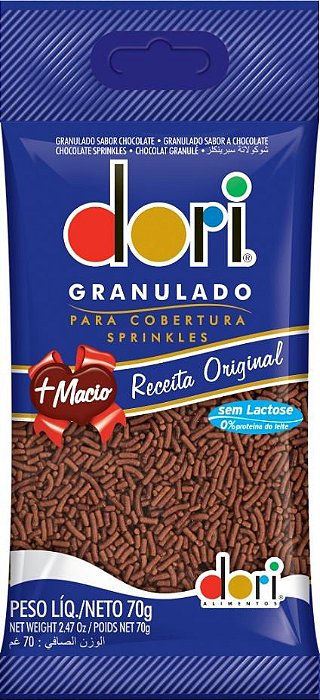 Granulado Chocolate Mesclado 70g Dori