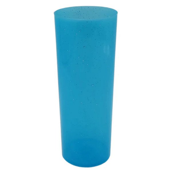 Copo Long Drink Azul Claro Leitoso 350 ml