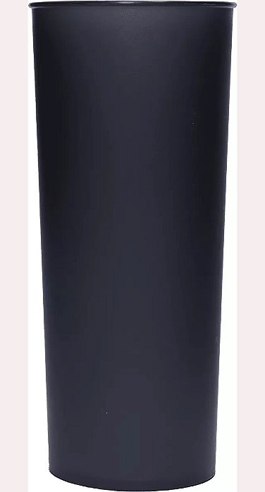 Copo Long Drink Preto Leitoso 350 ml
