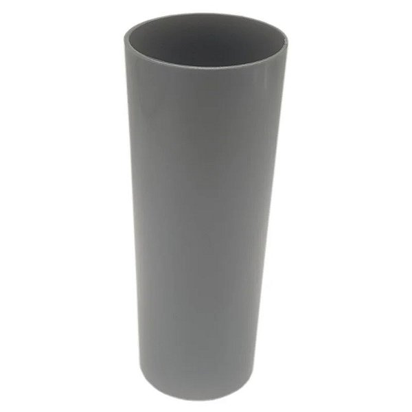 Copo Long Drink Prata Leitoso 350 ml