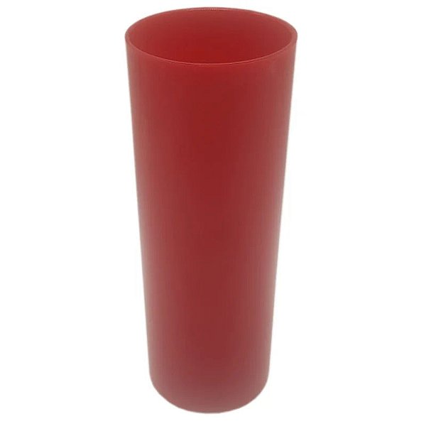 Copo Long Drink Vermelho Leitoso 350 ml