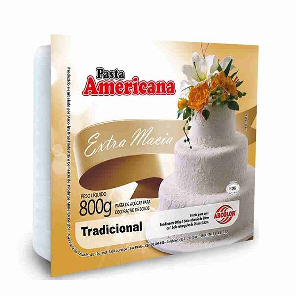 Pasta Americana Tradicional 800g Arcolor