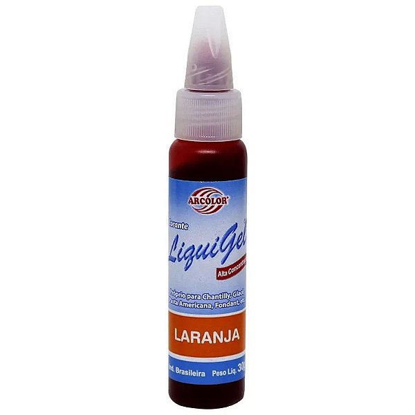 Corante Liquidgel Laranja 30g Arcolor