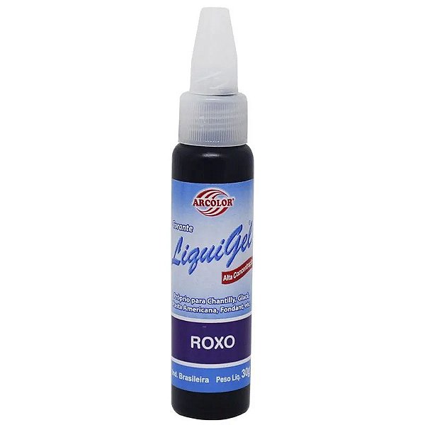 Corante Liquidgel Roxo 30g Arcolor