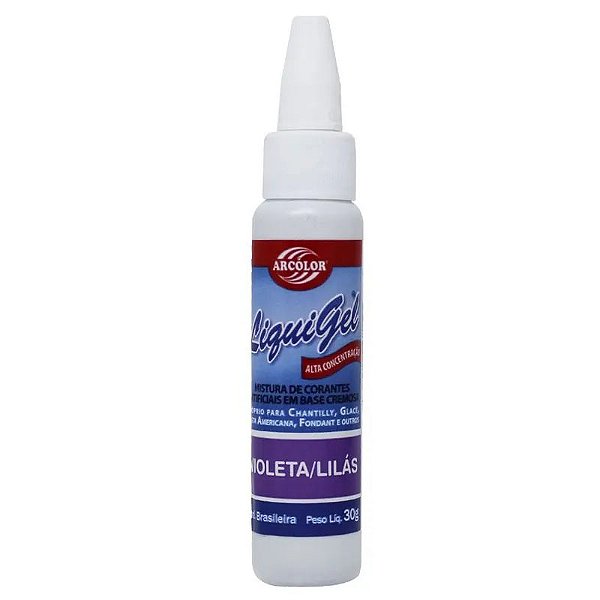 Corante Liquidgel Violeta/Lilás 30g Arcolor