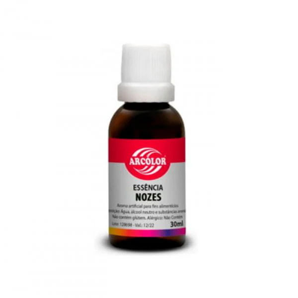 Essência de Nozes - 30ml - Arcolor