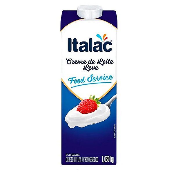 Creme De Leite Leve 1.030KG Italac