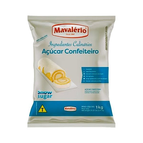 Açucar Confeiteiro Snow Sugar 500g - Mavalério