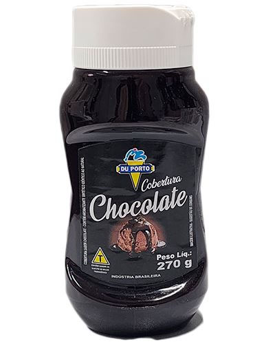 Cobertura Para Sorvete Sabor Chocolate Du Porto 270 gramas