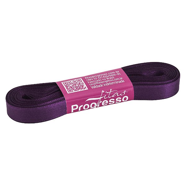 Fita Cetim Simples 15mm x 10metros - Violeta