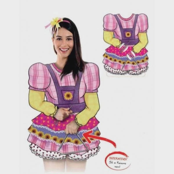 Painel Para Foto Moça Triângulo Festa Junina Festa Junina - 60cm x 81cm