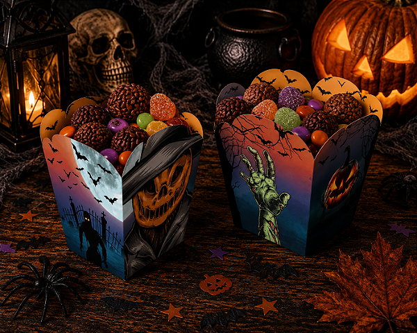 Cachepot Halloween Pequeno - 4 Unidades
