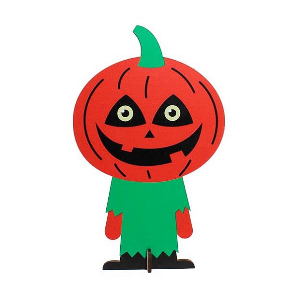 Display MDF Homem Abobora Halloween 22cm x 16cm