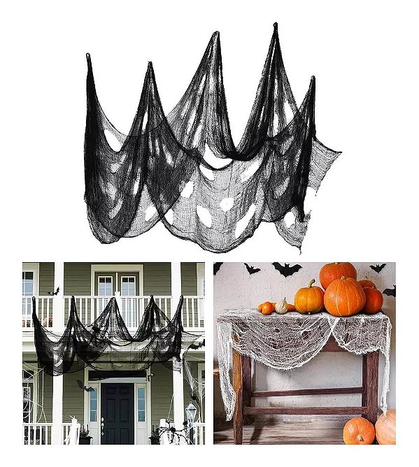 Pano Assustador para Decoração de Halloween – 72x190cm – Cores Sortidas