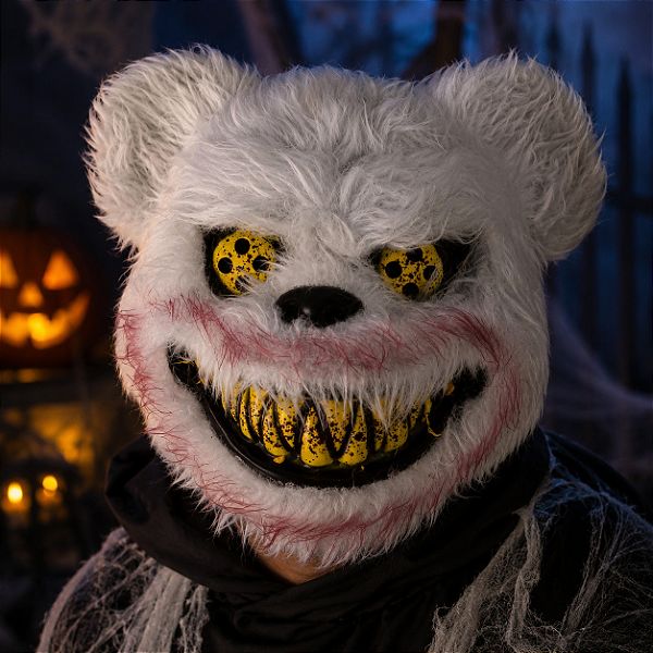 Máscara Festa Halloween Urso Terror Assustador