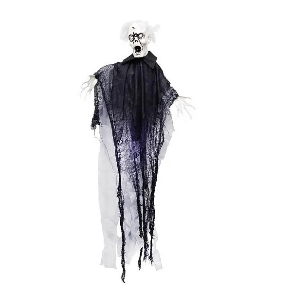 Boneco Velho Decorativo Assustador Halloween 90cm