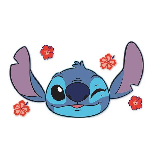 Painel Decorativo Especial Stitch - Tamanho Montado: 1,45 x 70cm