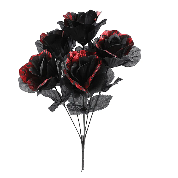 Flor Decorativa Hallloween Preciosa 34cm