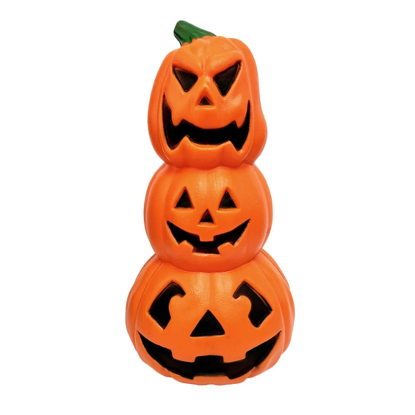 Abóbora Tripla 40cm Halloween